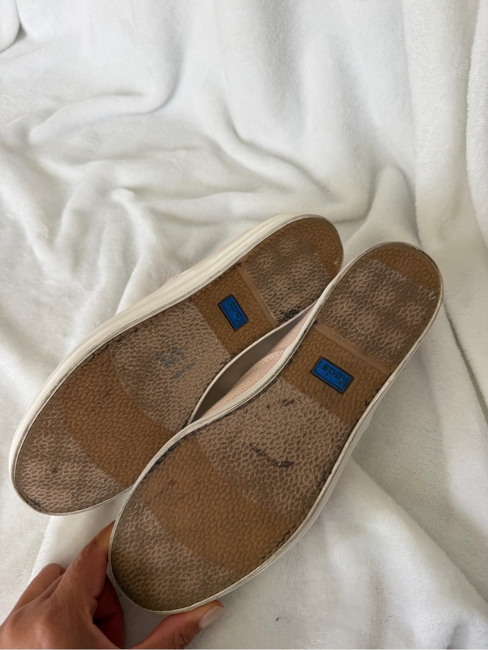 Keds Canvas Low-Top Sneakers in Dusty Pink - Picture 5 of 5